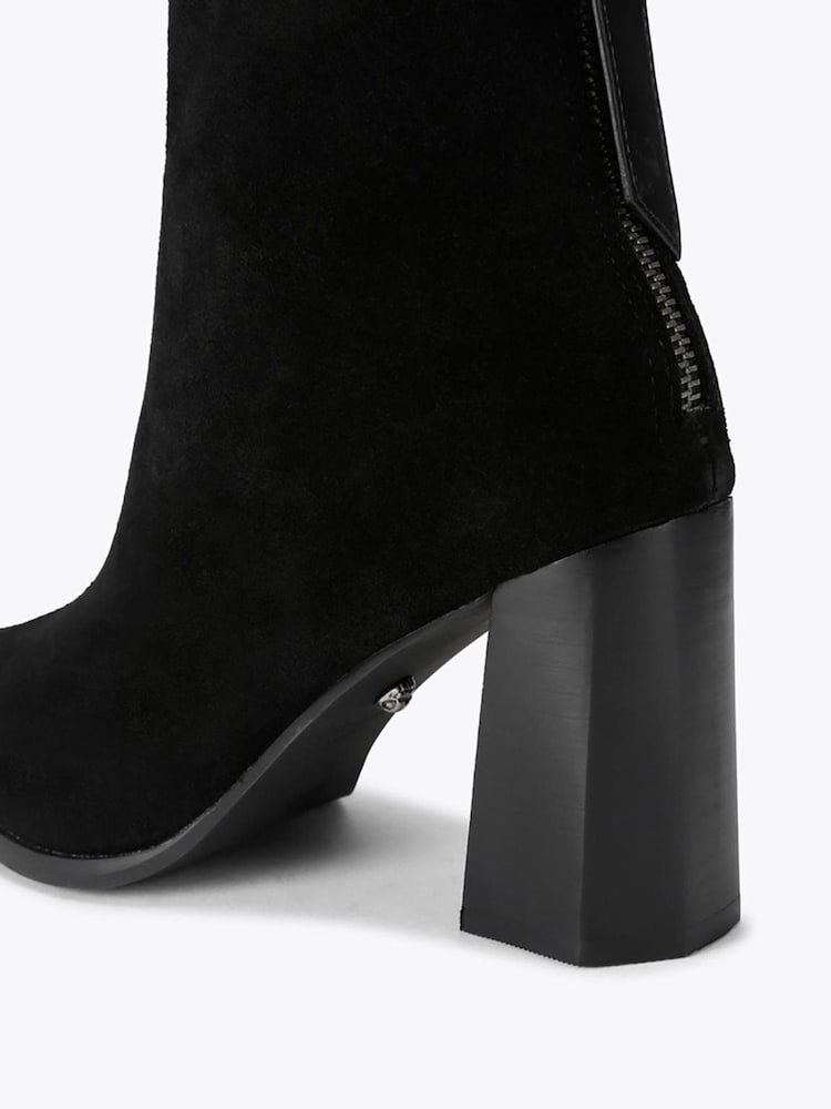 Kurt Geiger London Black Lilly Suede Ankle Boots - Image 5 of 5