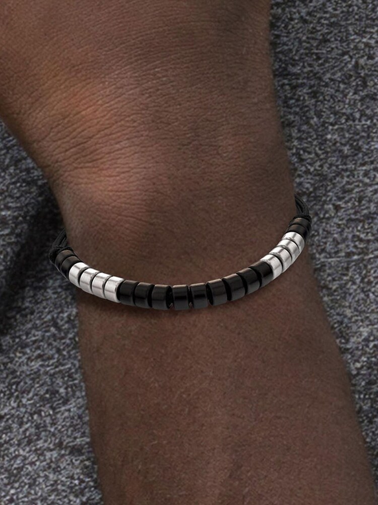 Tommy Hilfiger Black Beads Bracelet - Image 2 of 3 Tommy Hilfiger Black Beads Bracelet - Image 2 of 3