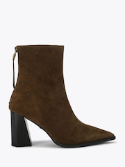 Kurt Geiger London Brown Lilly Suede Ankle Boots - Image 2 of 5