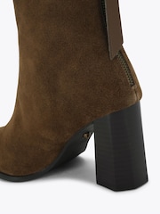 Kurt Geiger London Brown Lilly Suede Ankle Boots - Image 5 of 5