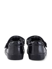 Kickers Black Infants Tovni Brogue T-Bar Patent Leather School Shoes - Image 5 of 9