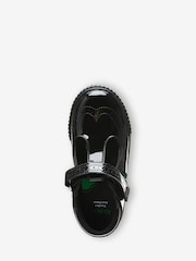 Kickers Black Infants Tovni Brogue T-Bar Patent Leather School Shoes - Image 7 of 9