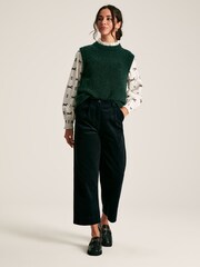 Joules Lily Green Bouclé Vest - Image 3 of 8