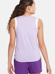 Nike Lilac Purple Dri-FIT Performance One Vest Top - Image 2 of 5
