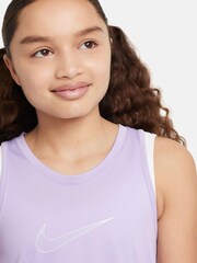 Nike Lilac Purple Dri-FIT Performance One Vest Top - Image 3 of 5