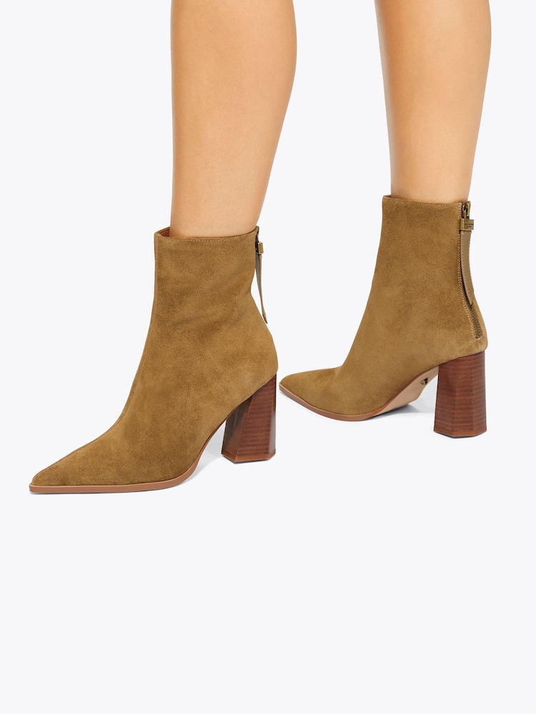 Kurt Geiger London Natural Lilly Suede Ankle Boots - Image 1 of 5