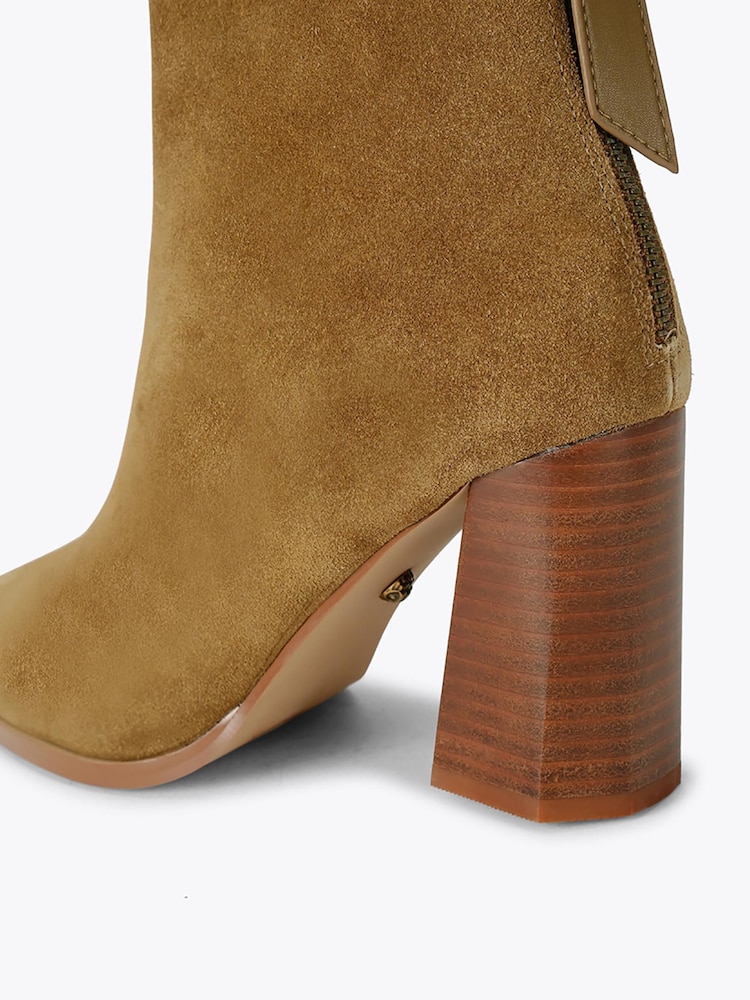 Kurt Geiger London Natural Lilly Suede Ankle Boots - Image 5 of 5