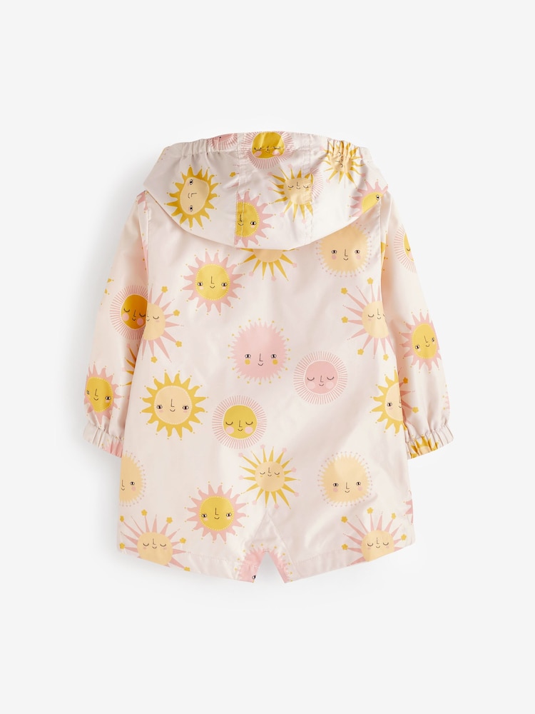 Pink Sun Shower Resistant Printed Cagoule (3mths-7yrs) - Image 6 of 8