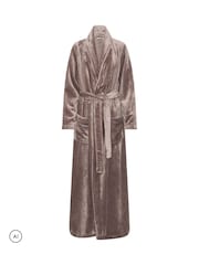 Long Tall Sally Natural Super Luxe Maxi Dressing Gown - Image 1 of 6