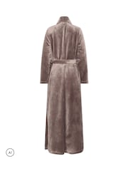 Long Tall Sally Natural Super Luxe Maxi Dressing Gown - Image 6 of 6