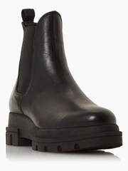 Dune London Black Provense Chunky Outsole Chelsea Boots - Image 2 of 5