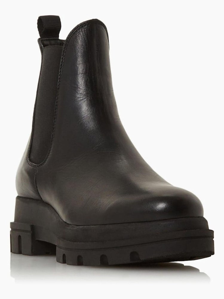 Dune London Black Provense Chunky Outsole Chelsea Boots - Image 2 of 5