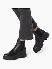 Dune London Black Provense Chunky Outsole Chelsea Boots - Image 5 of 5