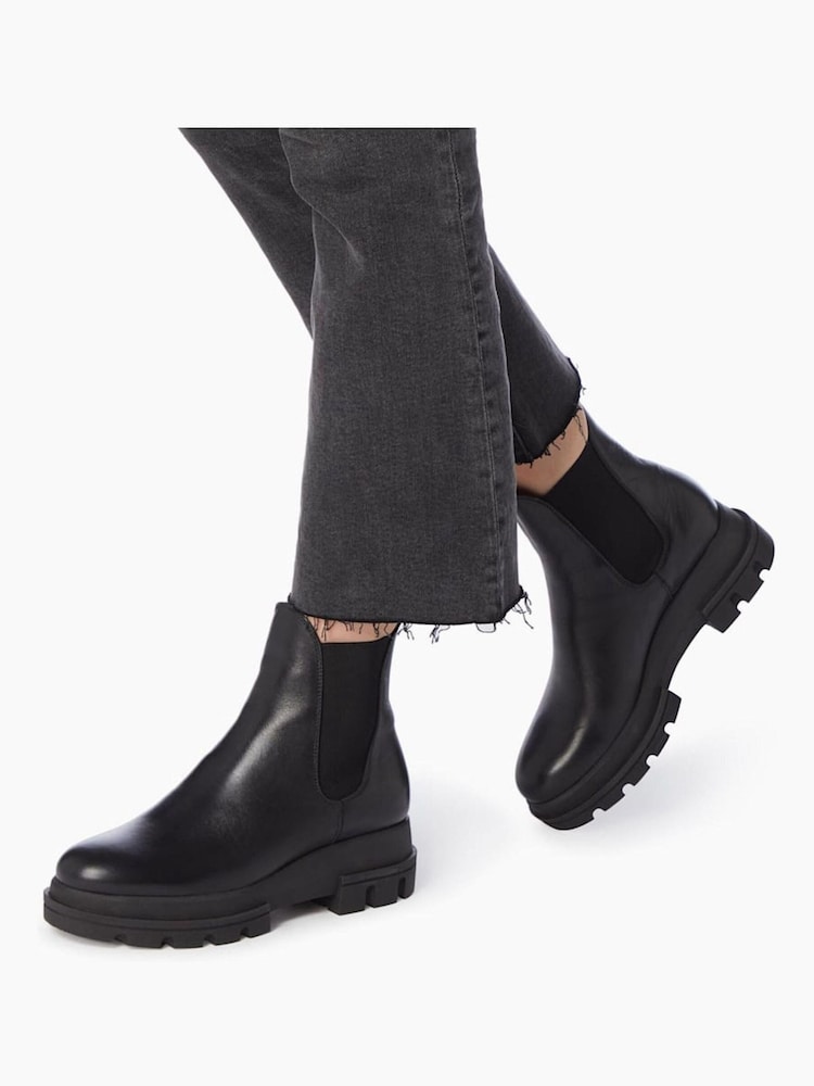Dune London Black Provense Chunky Outsole Chelsea Boots - Image 5 of 5
