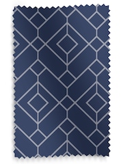Blue Lattice Geo Made to Measure Roller Blind - Image 3 of 6