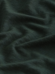 Olive Green Signature Modal Cuban Collar Polo Shirt - Image 9 of 9