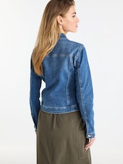 Mid Blue Wash Denim Jacket - Image 4 of 5