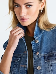 Mid Blue Wash Denim Jacket - Image 5 of 5