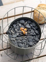 Pacific Green Garden Cosiscoop Basket Fire Pit Lantern - Image 2 of 4