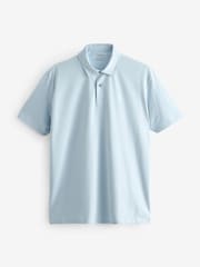 Blue Regular Fit Short Sleeve Jersey Polo Shirts 5 Pack - Image 14 of 17