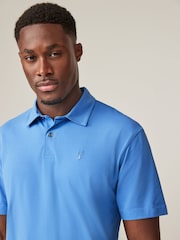 Blue Regular Fit Short Sleeve Jersey Polo Shirts 5 Pack - Image 6 of 17