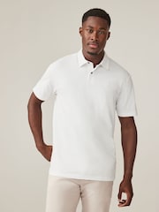 Blue Regular Fit Short Sleeve Jersey Polo Shirts 5 Pack - Image 8 of 17