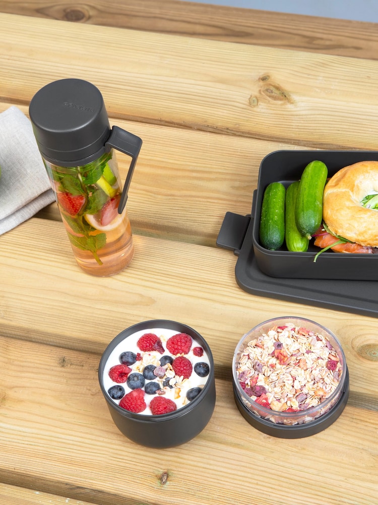 Brabantia Set of 3 Grey Make & Take Breakfast & Lunch Set - Image 1 of 8 Brabantia Set of 3 Grey Make & Take Breakfast & Lunch Set - Image 1 of 8