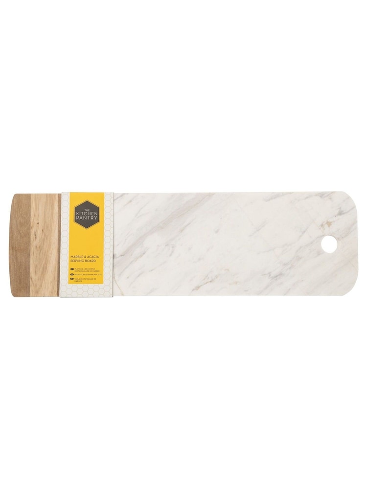 Kitchen Pantry White Rectangular Marble Board - Image 4 of 4