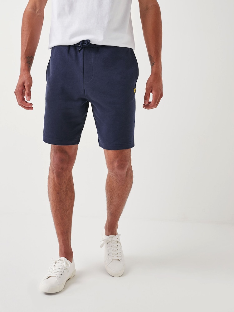Lyle & Scott Navy Cotton Jersey Shorts - Image 1 of 11