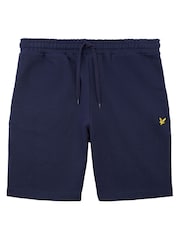 Lyle & Scott Navy Cotton Jersey Shorts - Image 11 of 11