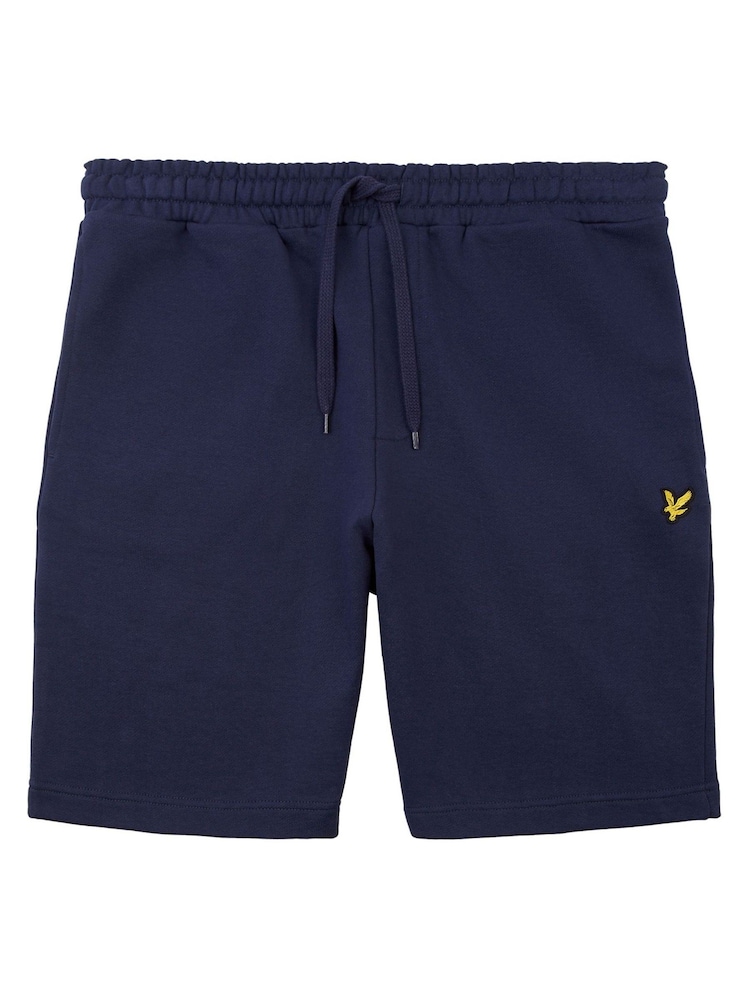 Lyle & Scott Navy Cotton Jersey Shorts - Image 11 of 11