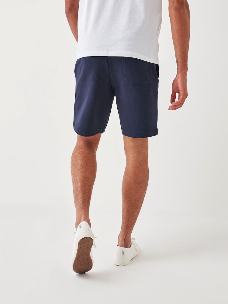 Lyle & Scott Navy Cotton Jersey Shorts - Image 2 of 11
