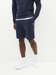 Lyle & Scott Navy Cotton Jersey Shorts - Image 4 of 11
