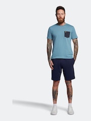 Lyle & Scott Navy Cotton Jersey Shorts - Image 8 of 11