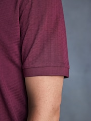 Pink Signature Modal Cuban Collar Polo Shirt - Image 6 of 8