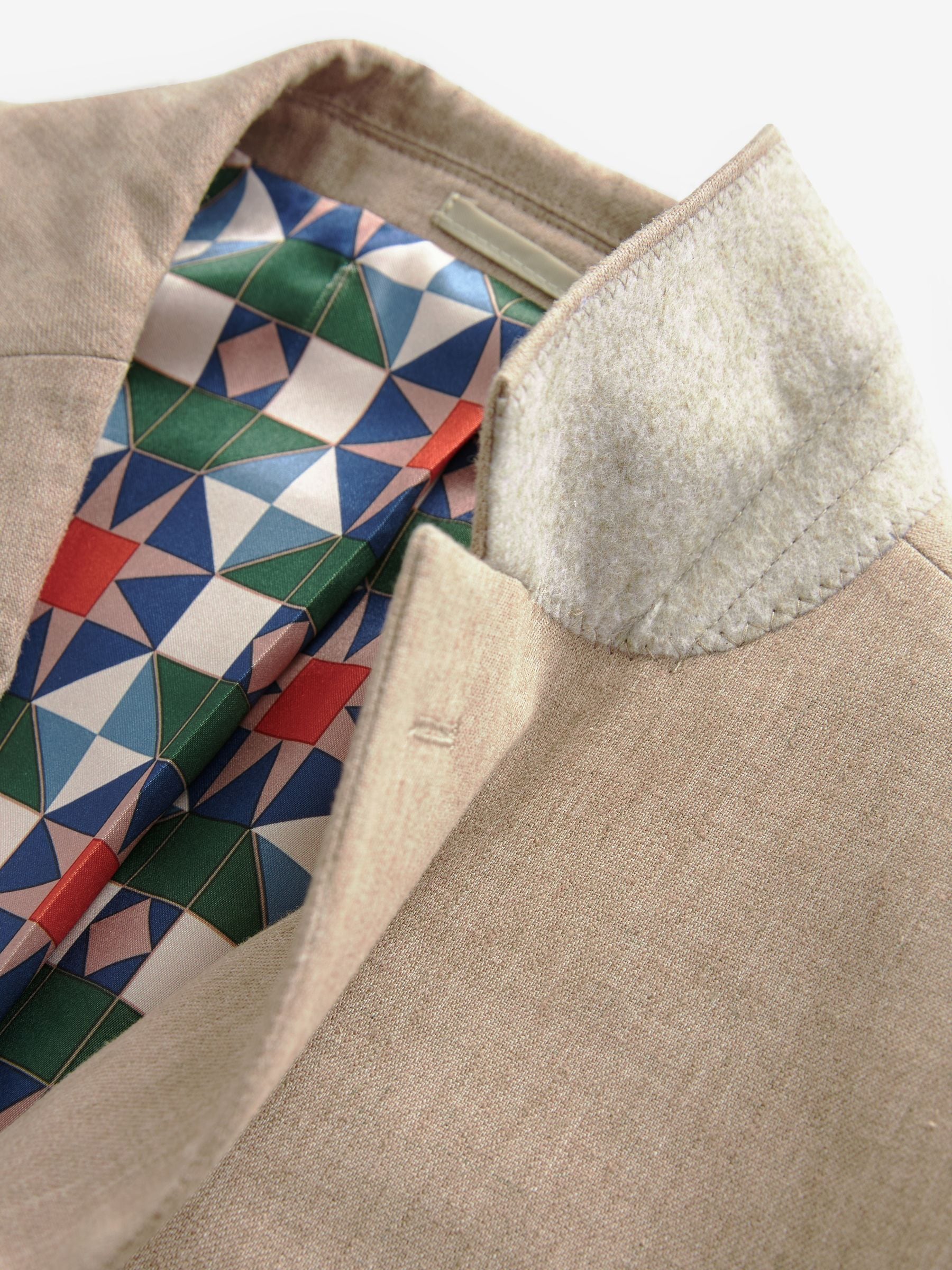 Buy Stone Linen Blend Tailored Fit Suit Jacket from Next USA