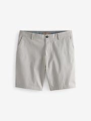 Light Grey Straight Fit Stretch Chinos Shorts - Image 5 of 7