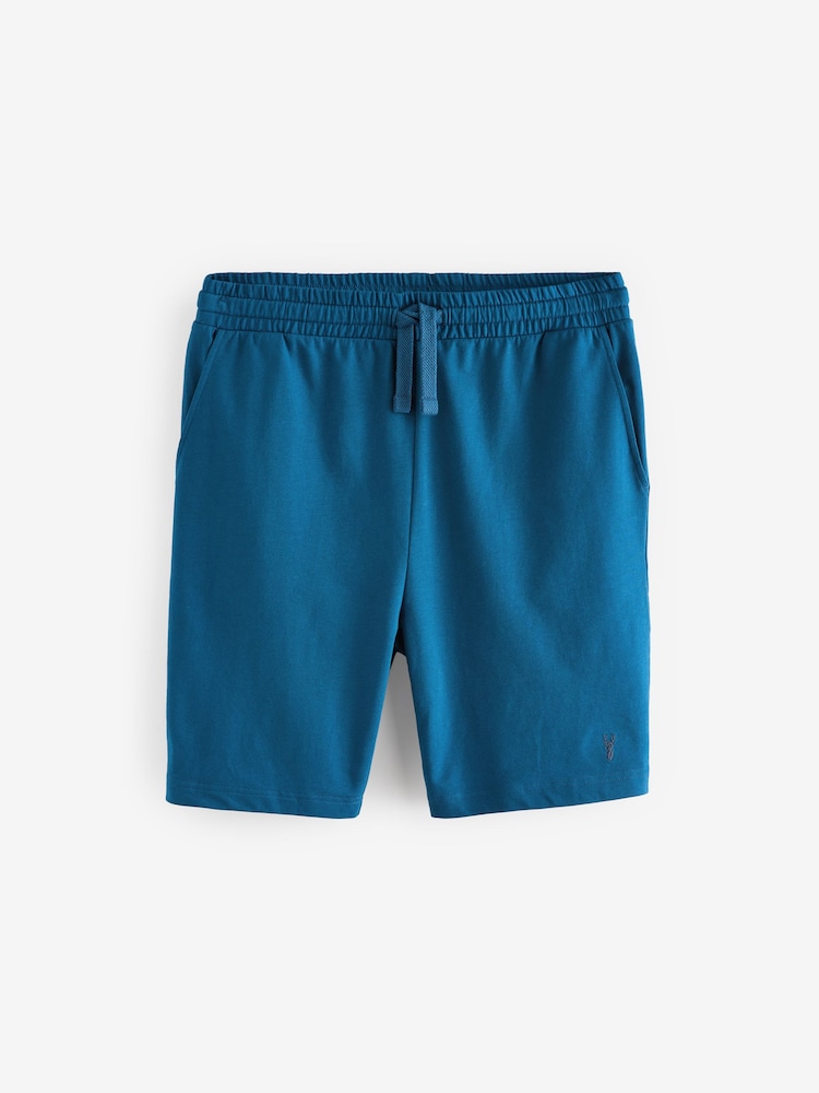 Blue Lightweight 100% Cotton Shorts 3 Pack - Image 14 of 16