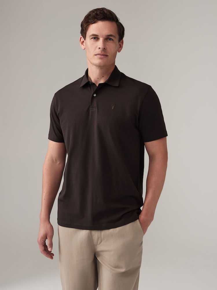 Neutral - Reguläre Passform - Kurzärmlige Jersey-Polo-Shirts 3er-Pack - Image 3 of 9