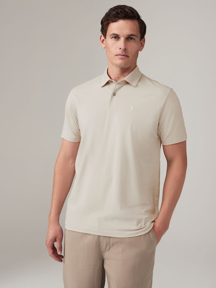 Neutral - Reguläre Passform - Kurzärmlige Jersey-Polo-Shirts 3er-Pack - Image 4 of 9