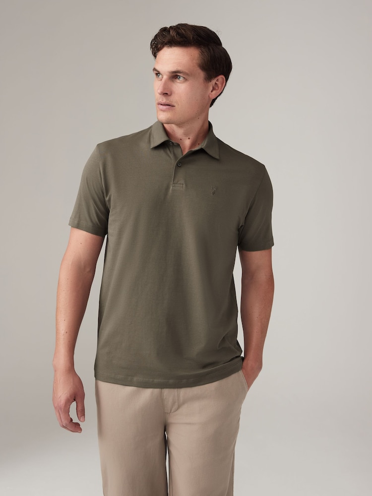 Neutral - Reguläre Passform - Kurzärmlige Jersey-Polo-Shirts 3er-Pack - Image 5 of 9