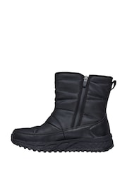 Skechers Black Escape Plan Ladies Boots - Image 2 of 6