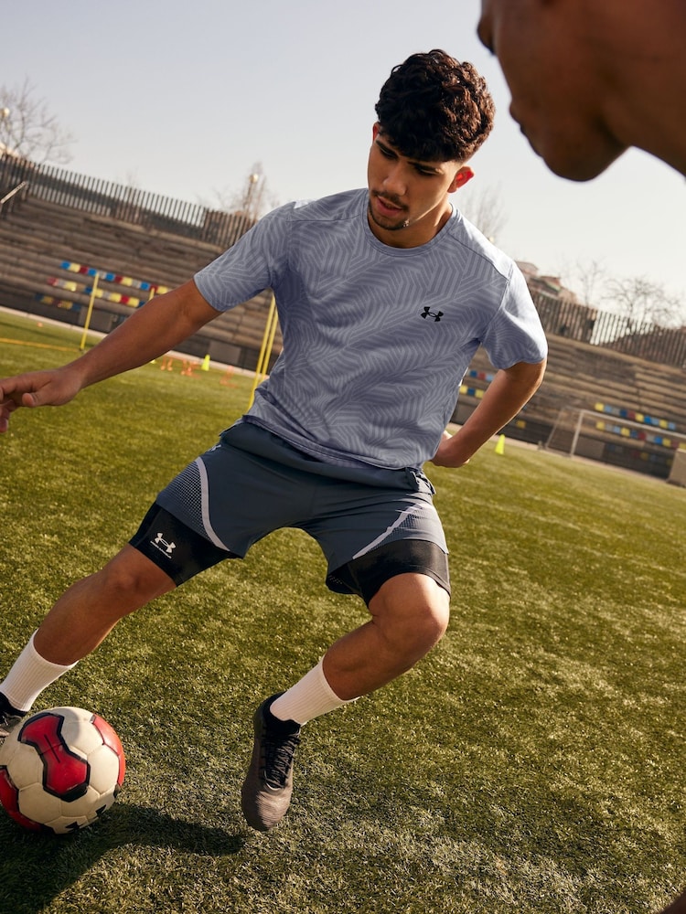 Under Armour Grey/White Vanish Shorts - Image 2 of 8 Under Armour Grey/White Vanish Shorts - Image 2 of 8