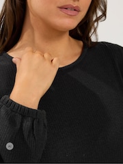 Yours Curve Black Drop Waist Dress - Image 4 of 6
