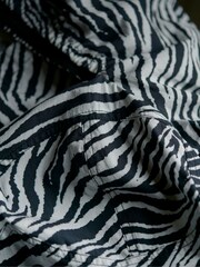 Another Sunday Puff Sleeve Mini Corset Dress In Zebra Print - Image 7 of 7