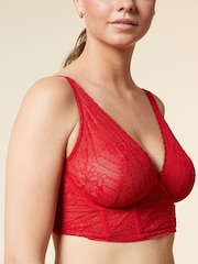 ETAM Red Panama Sexy N*7 Unlined Lace Contour Bra - Image 5 of 5