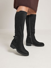 Botas altas hasta la rodilla con hebilla elástica Yours Curve - Imagen 1 de 5