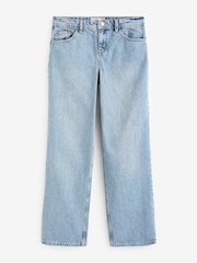Mid Blue Baggy Wide Leg Jeans - Image 6 of 7
