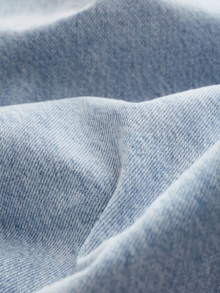 Mid Blue Baggy Wide Leg Jeans - Image 7 of 7