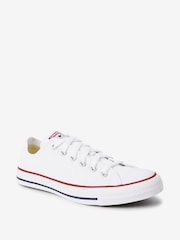 Blanc - Converse Chuck Taylor All Star Ox Trainers - Image 2 of 5